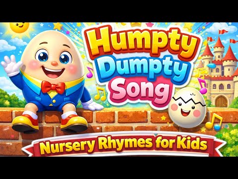 Humpty Dumpty Nursery Rhyme 🥚 | Baby Songs for Kids | Happy Parts Kids