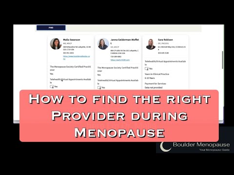 How to Find a Certified Menopause Specialist Provider