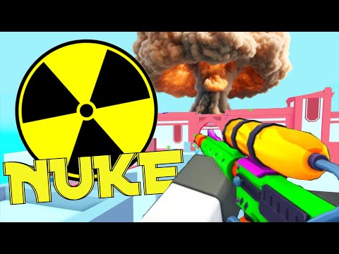 ROBLOX NOOB GETS A NUKE IN ROBLOX PAINTBALL - FIRST TIME PLAYING