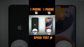 🚀 IPHONE 16 VS IPHONE 13 – 3 YEARS APART, WHO’S FASTER NOW? 🔥#shorts #iphone16#iphone13