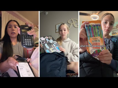 Whats in My Backpack ? | TikTok Compilation 1