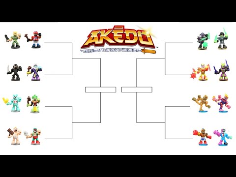 Akedo Tournament: 16 Fighters Battle it out!  Akēdo Ultimate Arcade Warrior Tournament! Best Akedo!