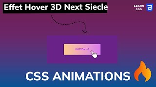 Tutoriel CSS : Faire une animation hover  CSS sur un button en 30s