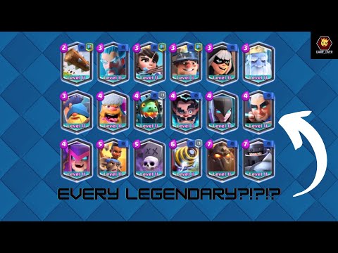 Using Every Legendary in Clash Royale in One Deck?!?!?!?!