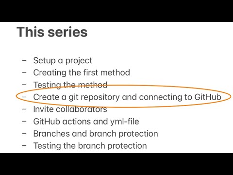 4 Create and setup git repository and GitHub