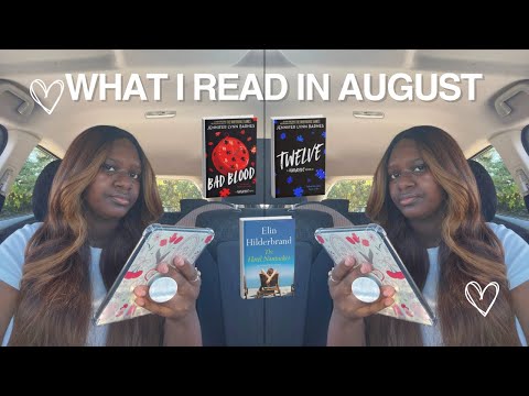 What I Read In August 📚🎧| Monthly Wrap Up
