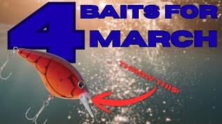 4 Techniques That RULE March Bass Fishing (No Electronics Needed)