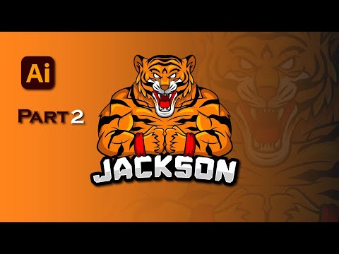 Part 2 / Mascot Logo Design: From Sketch to Vector / Mascot Logo tutorial in illustrator