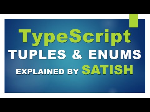 learn TypeScript | What is Tuples In TypeScript | What is Enums In TypeScript