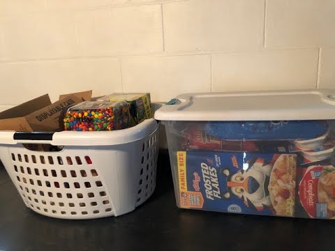 No Water Needed Food Items Packed For Emergency Evacuation