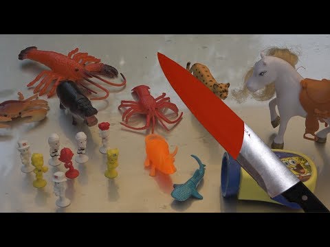 EXPERIMENT  Glowing 1000 degree KNIFE vs LOBSTER