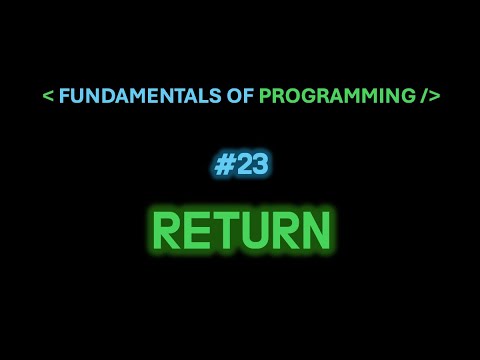 #23 | Return