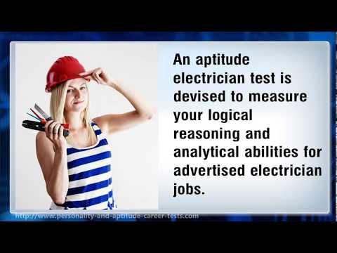 A Study Of Aptitude Test for Electrician Jobs