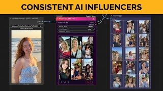 Generate infinite images of your AI Influencers without typing a single prompt | ComfyUI Tutorial