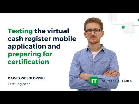 Testing the virtual cash register mobile application and preparing for certification ➡ case study