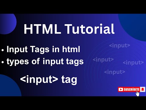 Input tag in HTML | Input Types | HTML Tutorial in Hindi