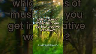 What's your workflow music? 🎶 #creativefocus #shorts