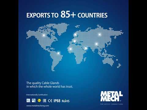Metalmech cable glands have global approvals