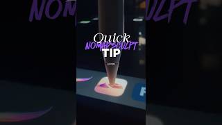 Quick Nomad Sculpt Tip: Align in 2 Taps! Transform tool = game-changer.  #NomadSculpt #sculpting