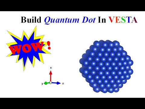 VESTA Software - Build Quantum Dot
