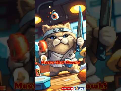 "Sushi Samurai Meowh Is Back | With a Katana and a Dream! 🍣⚔️🐱" #anime #memes #animefanart #shorts
