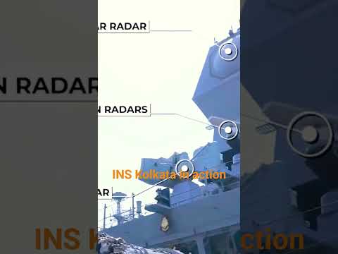 INS Kolkata in action: Unleashing the Indian Naval Power