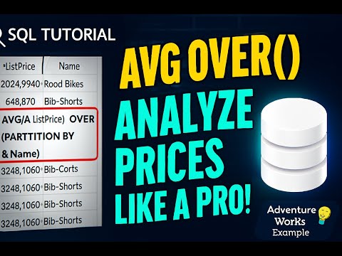 AVG OVER(PARTITION BY) – Analyze Product Prices Like a Pro!