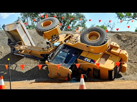 Amazing Extremely Dangerous  Bulldozers & Excavator Driving Skills Compilation