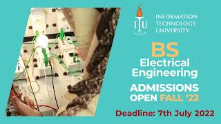 BS Electrical Engineering - Admissions Open Fall '22
