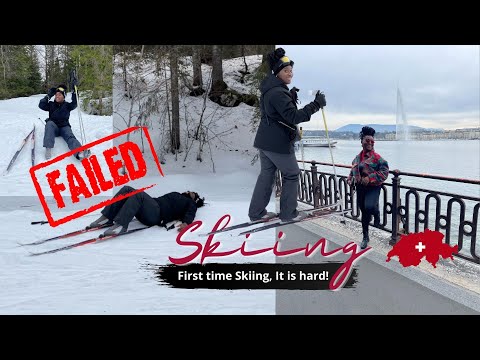I Tried Skiing for the First Time in France… It Went HILARIOUSLY Wrong 😳❄️