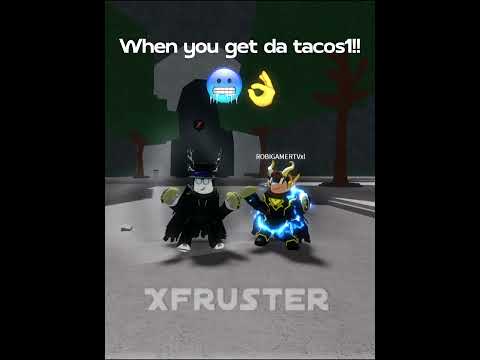 When you get free tacos1!!! in boblox🥶👌 #roblox #strongestbattlegrounds#battlegrounds #kakav420