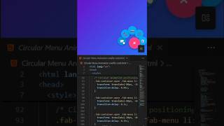 🌀 Circular Menu Animation | Pure CSS Interactive Navigation 💫
