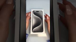 ASMR iPhone 15 Pro Max Unboxing 📱 #shorts #asmr #unboxing #apple