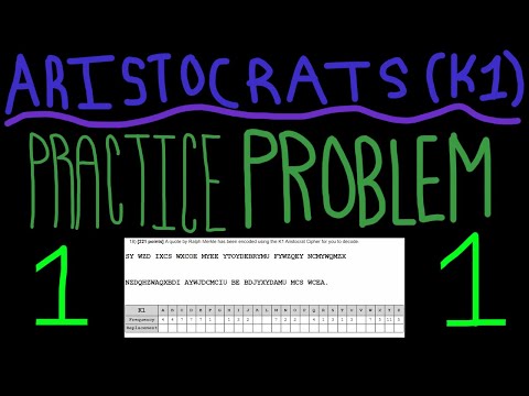 K1 Aristocrat Practice Problem
