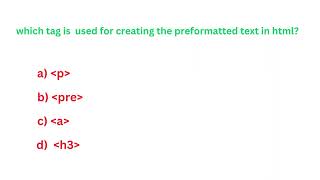 Preformatted text in html