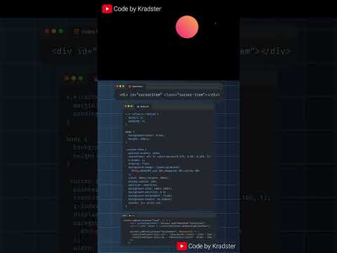 Ball vs Cursor ⚡ Watch This Wild Color-Changing Animation!
