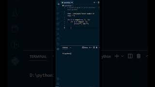😲 Unbelievable Python Trick - Inverted Pyramid Pattern in 1 min #shortspython