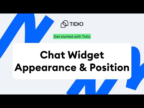 How to Customize Tidio Chatbot Widget I Full tutorial | Tidio onboarding