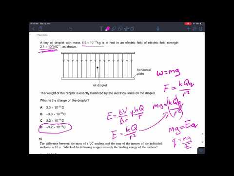 IB Physics - 40 multiple choice question paper with working - Version 2 - Part 3