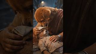 Mother dog begging for money for her rescued puppy#emotional #aianimation #aiviralshorts