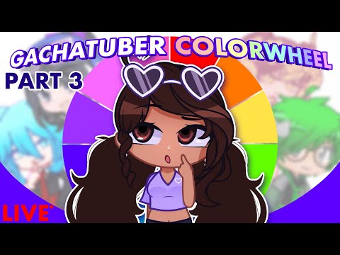 Continuing the GACHATUBER COLOWHEEL || Drawing Stream