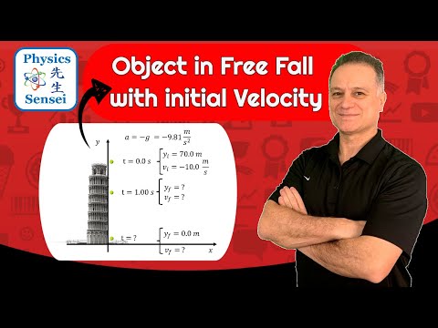 How To Find The Velocity Of An Object In Free Fall With Initial Velocity  Physics Free Fall Problems