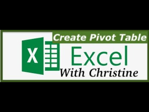 Excel Create Pivot Table Part 2: Apply Filters