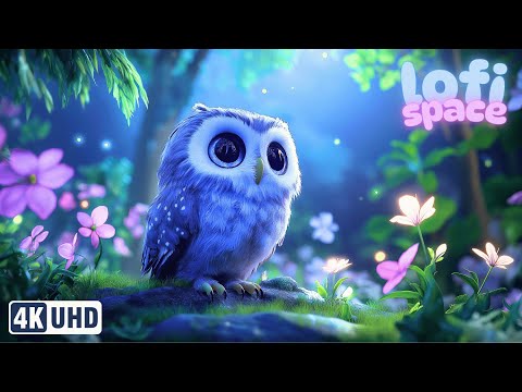 🦉 Night Owl Lofi | Chill Beats Forest Under the Moonlight for Study, Sleep & Work