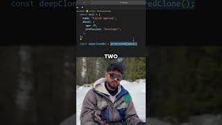 Deep Clone Objects in Javascript🔥 #javascript #javascriptinterview