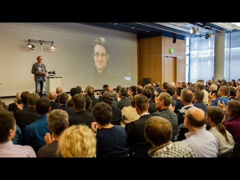 it-sa 2015 - Exclusive keynote speech by Edward Snowden