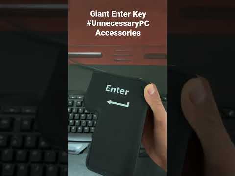 Giant Enter Key | #shorts  #unnecessarypcaccessories￼￼