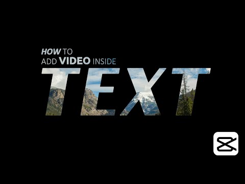 How to Add Video INSIDE Text in CapCut PC (Step-by-Step Tutorial!)