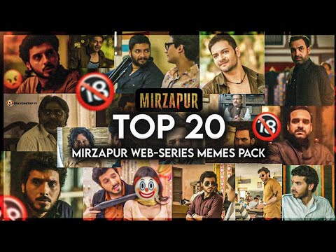 TOP 20 MIRZAPUR WEB-SERIES VIRAL MEMES PACK || 2026 MEMES TEMPLATE PACK || HELPING VIDEO FOR EDITORS