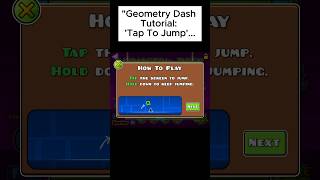 "Geometry Dash tutorial: 'Tap to jump'... #geometrydashmemes #gamingmemes #gamerlife